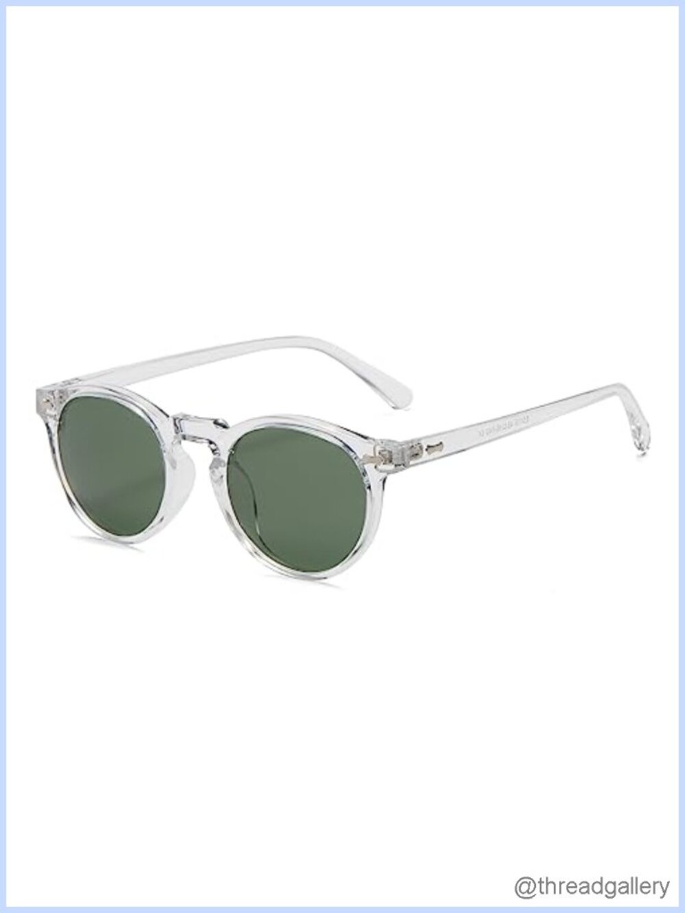 Polarized Round Sunglasses UV400 Protection Retro Unisex Full Frame